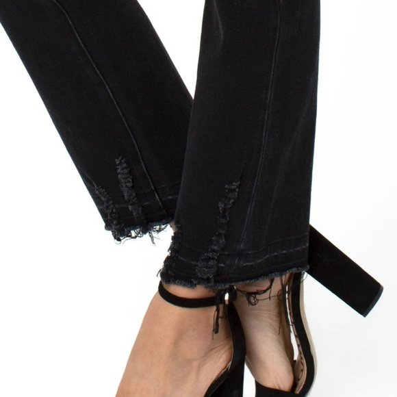 Liverpool: "Sadie" Straight with Destructed Let Down Hem - Picture 4 of 4